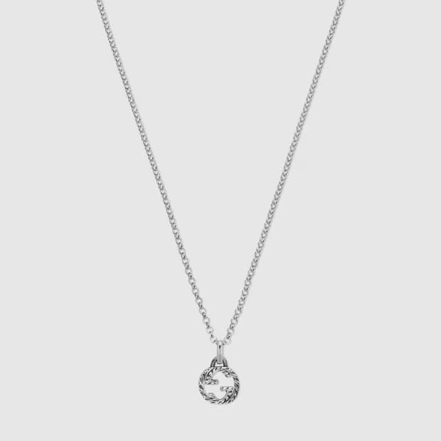 구찌 인터로킹 펜던트 목걸이