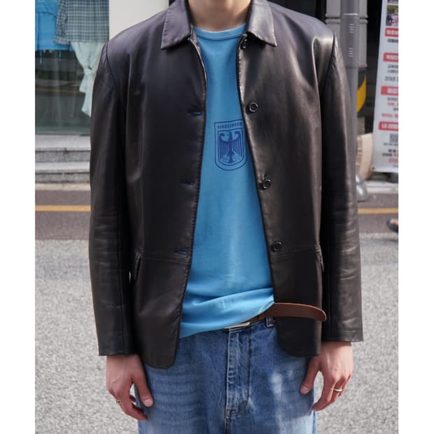 Lambskin Single Half Coat