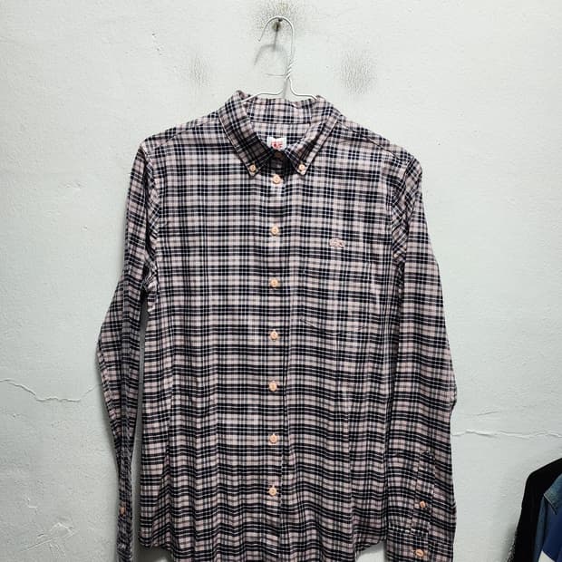 (새상품) 라코스테 홍콩 리미티드 체크셔츠