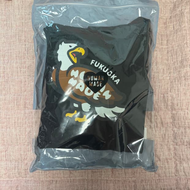 휴먼메이드 후쿠오카 한정 후드티 L