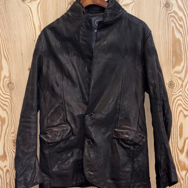 안티노이즈 레더 자켓