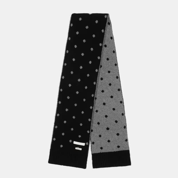 오해시오 도트 머플러 목도리