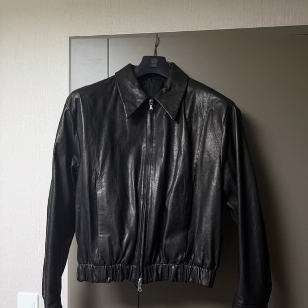 (S) 쿠어 램스킨 블루종