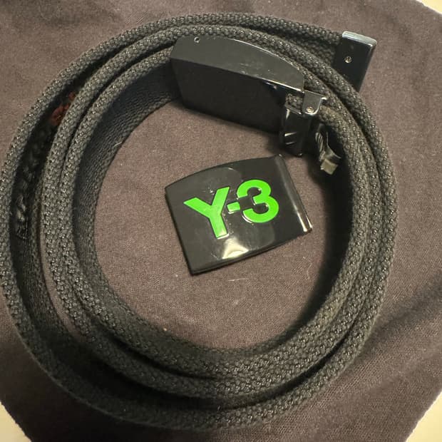 프랑스구매 Y-3 로고 벨트