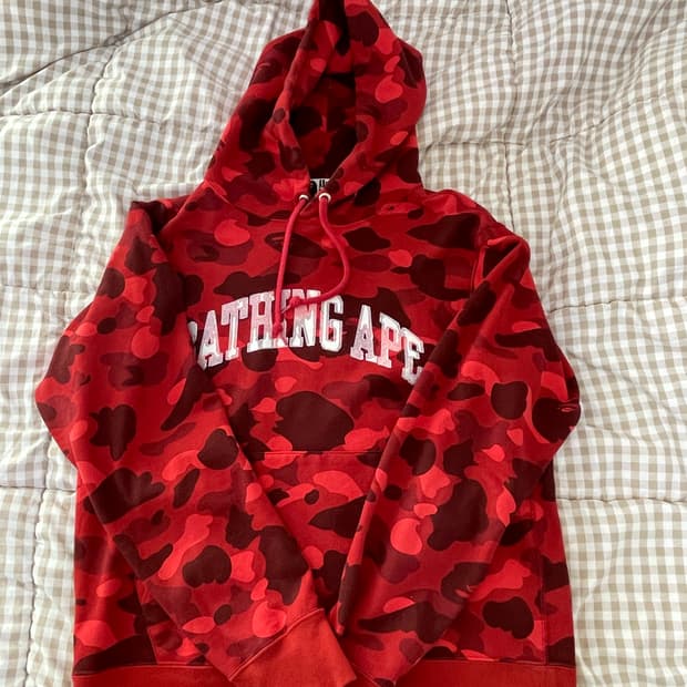 급처 베이프 정품 적계 카모 후드티