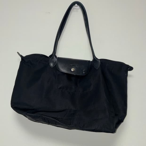 롱샴 르플리아쥬 블랙 숄더백