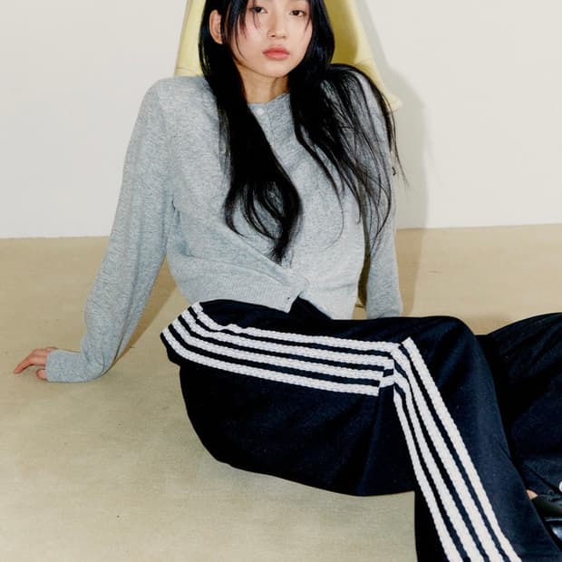 oafish 오피쉬 쿼드라플 레이스 트랙 팬츠 블랙