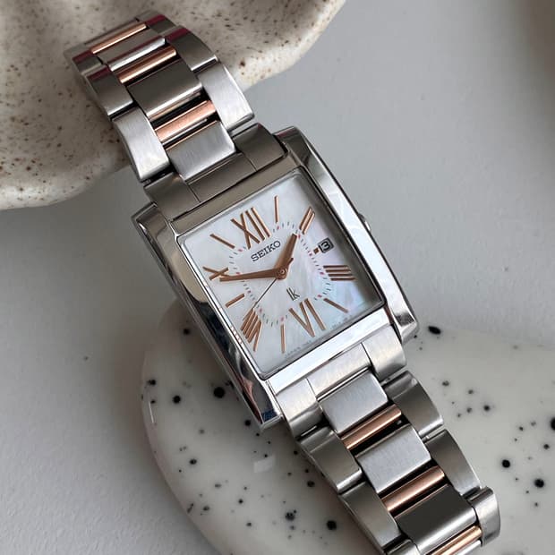 Seiko 세이코 lk 루키아 로만 인덱스 스퀘어 쿼츠