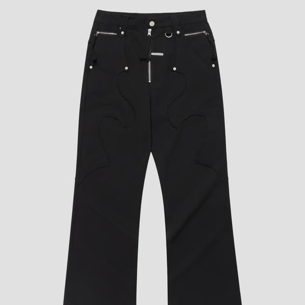 더바이닐하우스 웨스턴 부츠컷 팬츠 