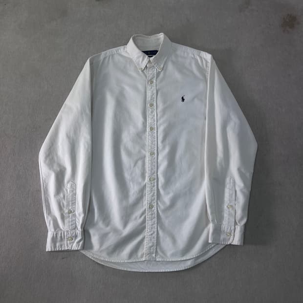 105 폴로랄프로렌 클래식핏 코튼 화이트 셔츠