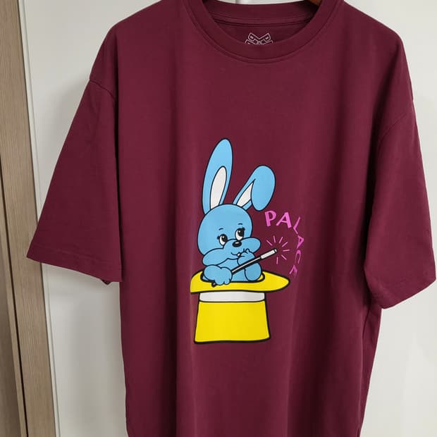 팔라스 티셔츠 버건디 와인
