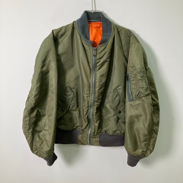Schott 쇼트 카키 ma-1 항공 점퍼 L