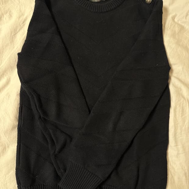 발망 은장 니트 맨투맨