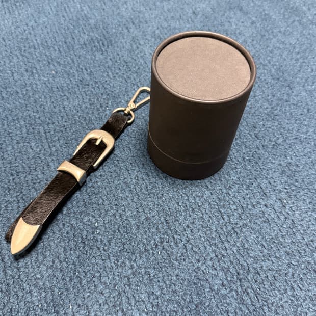 [os] Mjd CALF HAIR BELT KEYRING