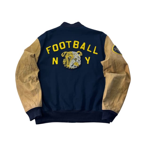 100 폴로 랄프로렌 데이비슨 풋볼 바시티 자켓