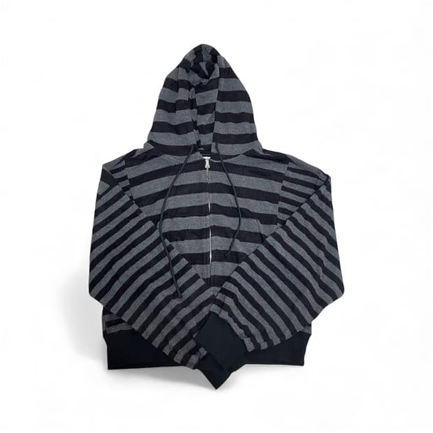 카락터 후드집업