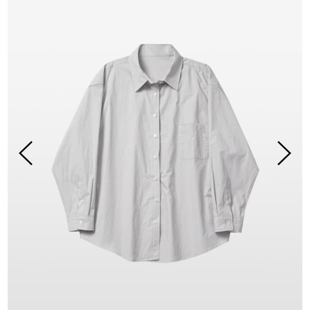 [새상품] 킴즈서울 kimseoul 루즈핏 셔츠 뮤트그레이