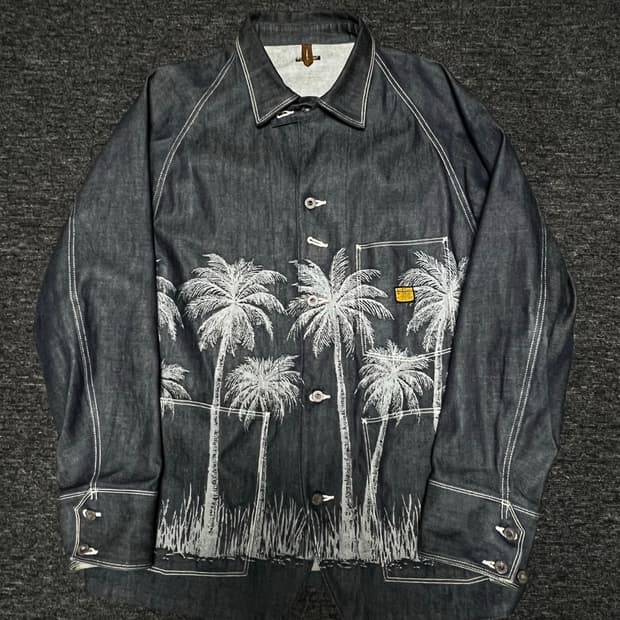 KAPITAL 캐피탈 12oz 야자수 커버올 자켓 (4사이즈)