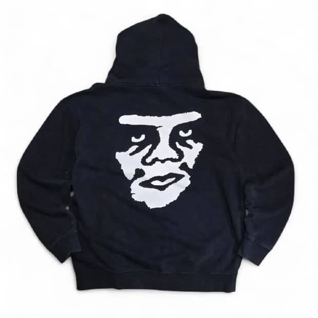 OBEY 오베이 크리퍼 프린팅 후드집업 (실XL)