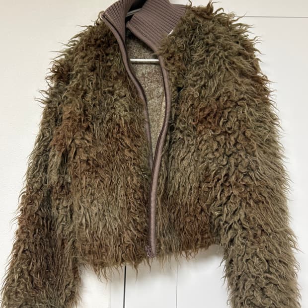 아크네스튜디오 퍼 자켓 FW24