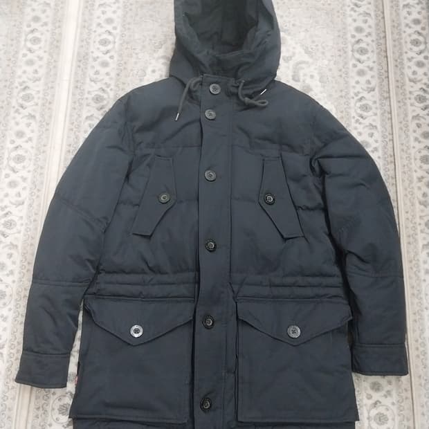 리바이스 진네이비 후드 패딩 M