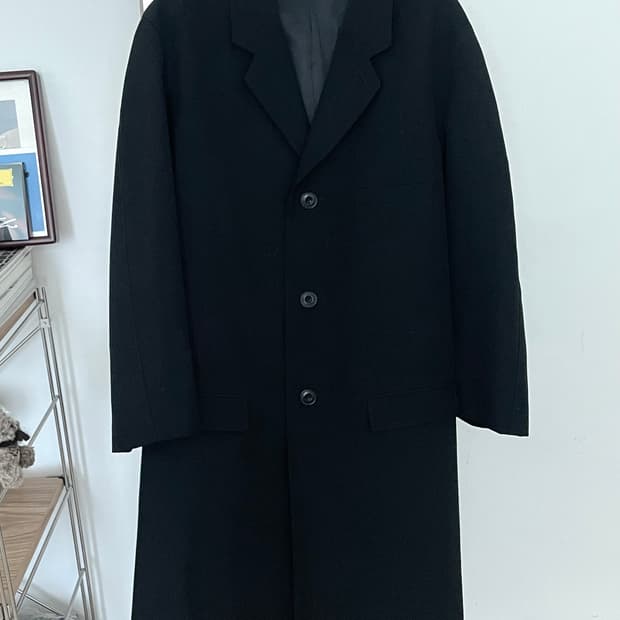 르메르 19ss 체스터필드 코트 검정 S