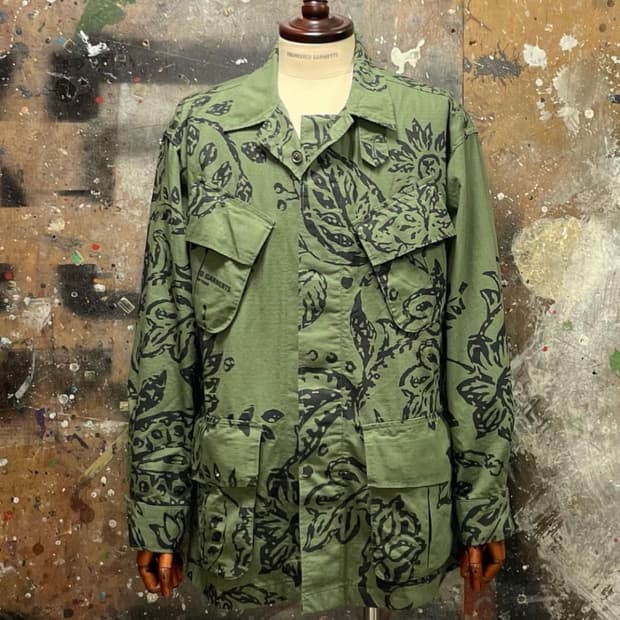 엔지니어드가먼츠 플로럴 정글퍼티그 xl