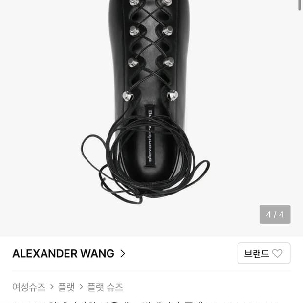 알렉센더 왕 비올레트 발레리나 플랫