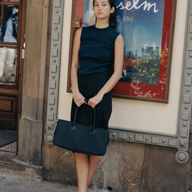 얼바닉 실크 오간자 스커트