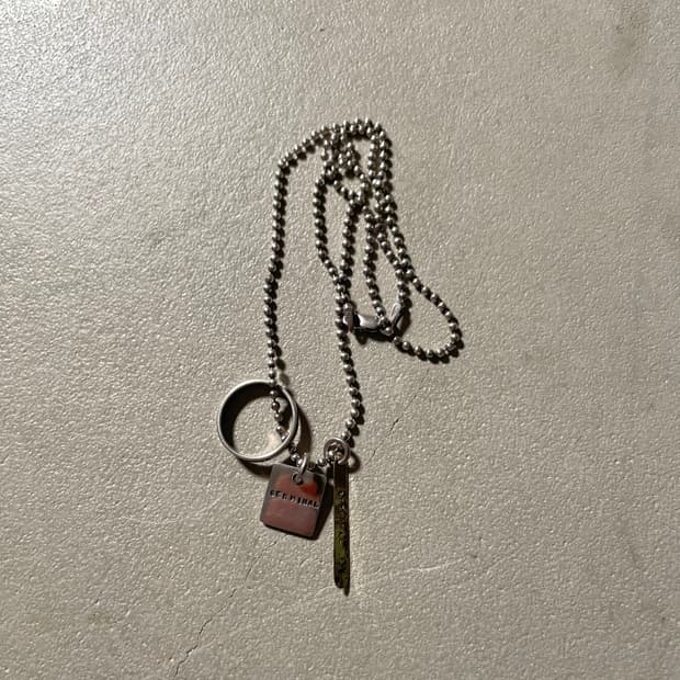 저미널 Silver Chain Necklace