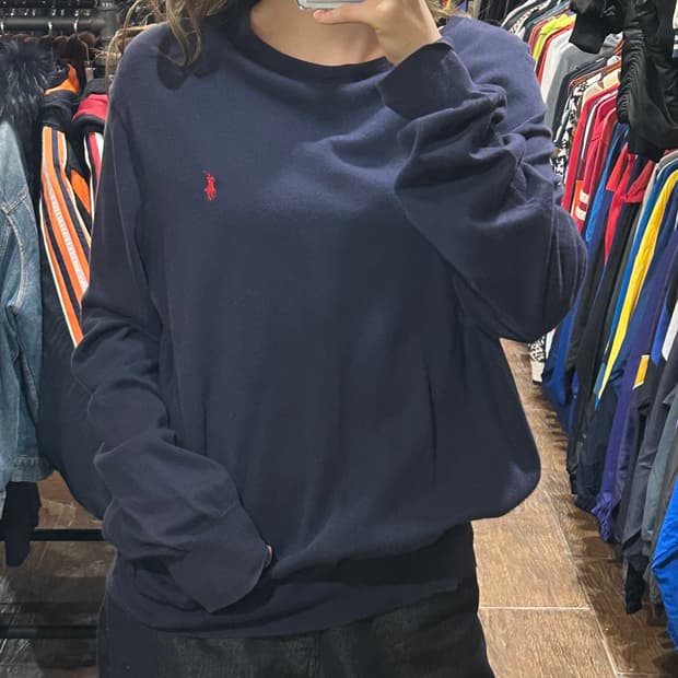 [HI] 폴로 니트 네이비