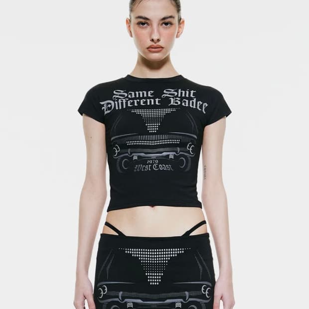 BADEE Low Rider Scotch Tee Black s