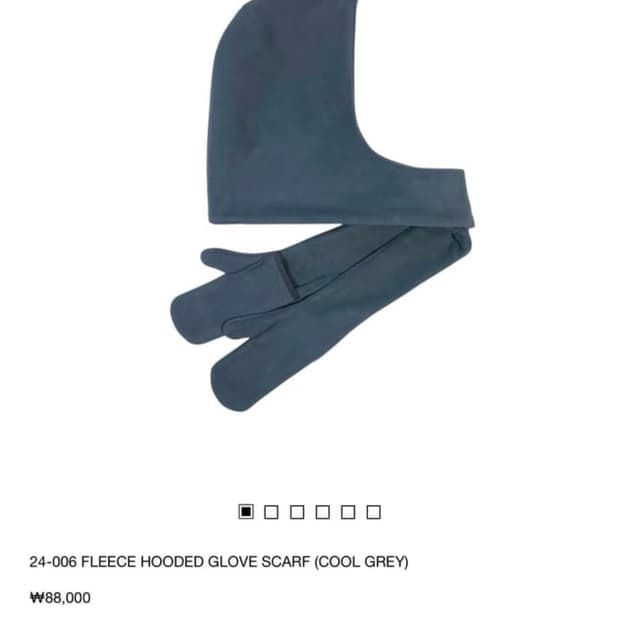 지초이컴포트 24-006 플리스 글러브 스카프