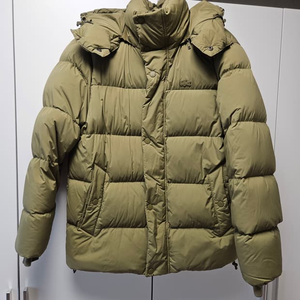 라코스테 구스다운 숏패딩 S