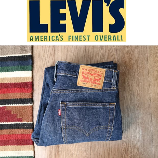 
levis 리바이스 505 워싱 가공 데님 32