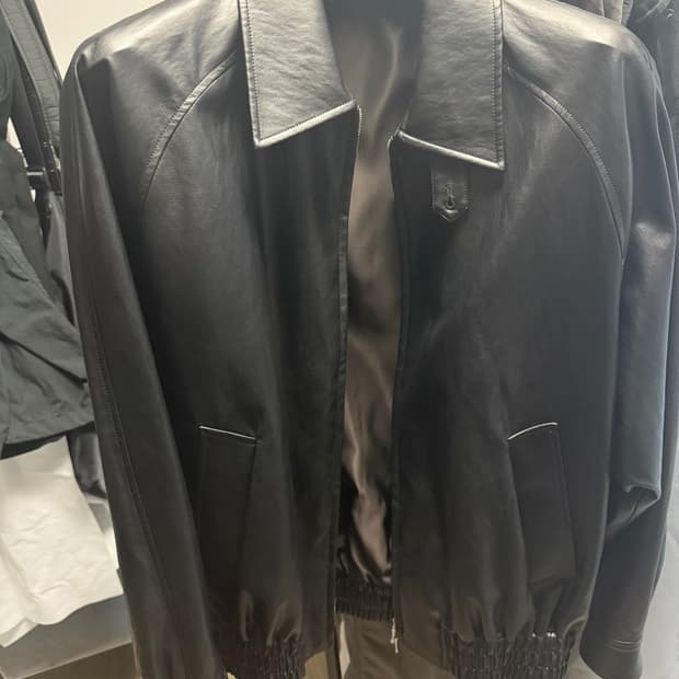 블랭크룸 ARTIFICIAL LEATHER 비건레더자켓 1사이즈