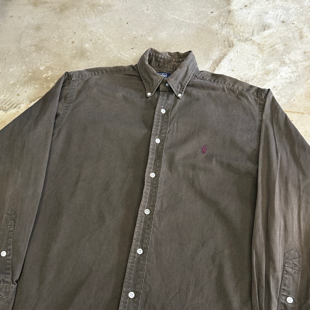 S 폴로랄프로렌 브라운 셔츠