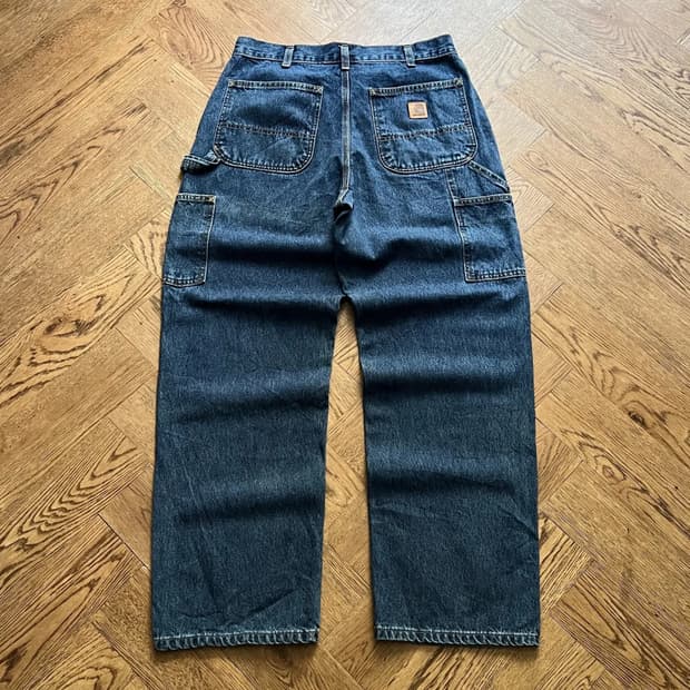 [32]칼하트 USA 미디엄블루 카펜터 워크 데님 팬츠