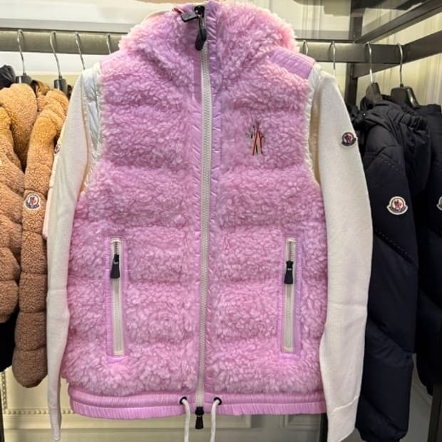 몽클레어 그레노블 테디 구스다운 패팅 베스트