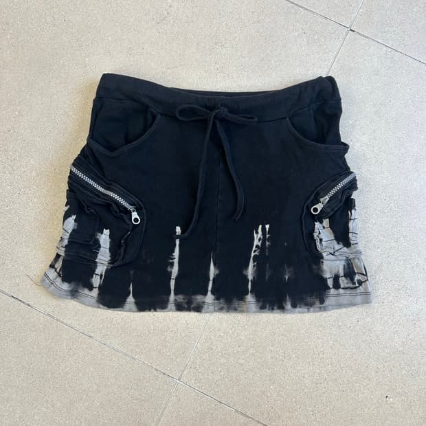 타이다이 밴딩 스커트