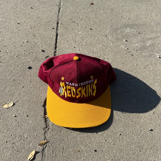 vintage 90's nfl washington redskins cap