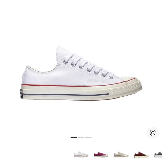 컨버스 척 70 로우 화이트 - 스탠다드