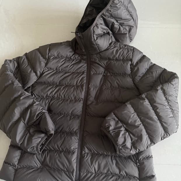 [M]우먼즈 시티레저 후디드 라이트 다운 재킷