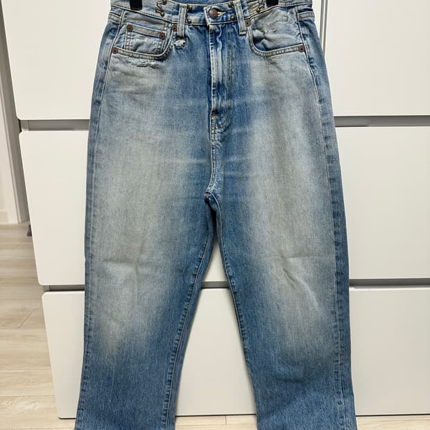 R13 데님 24사이즈 1회착