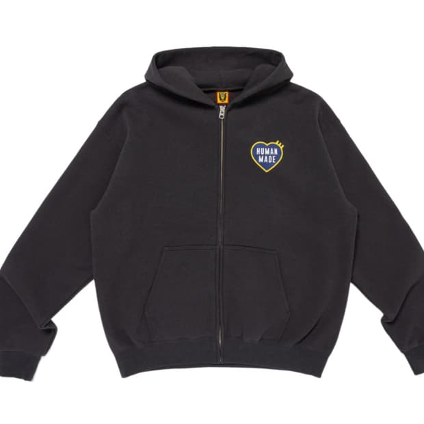 휴먼메이드 집업 하트 후드 XXL