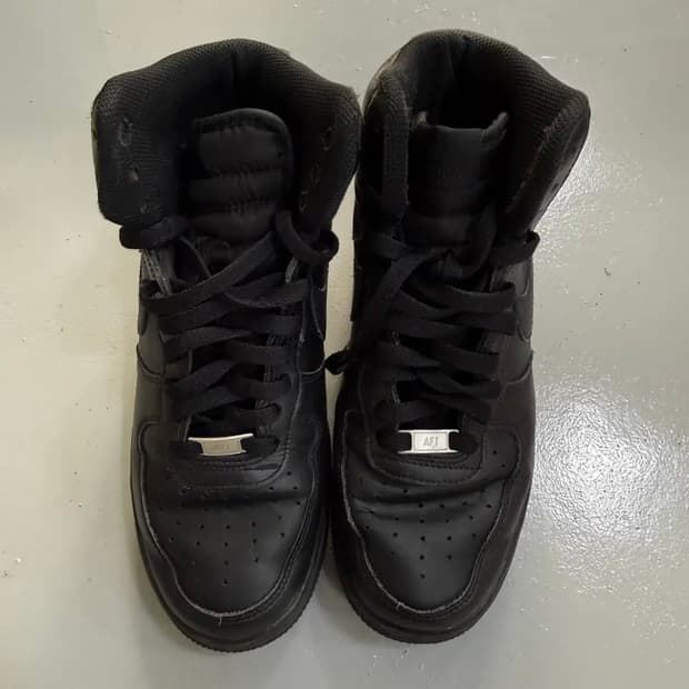 나이키 에어포스 블랙 하이탑 0406T