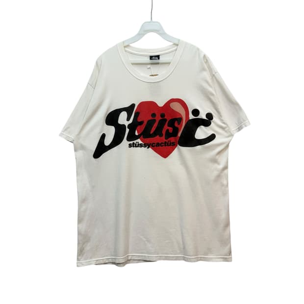 Stüssy x Cactus Heart Logo Tee