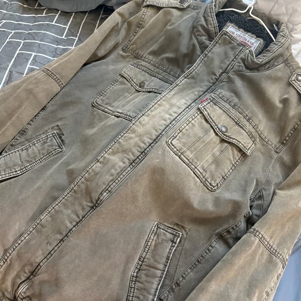 리바이스 빈티지 카키 자켓