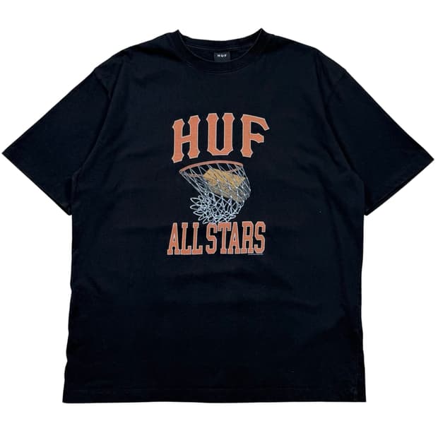 HUF 허프 올스타즈 농구 그래픽 반팔티