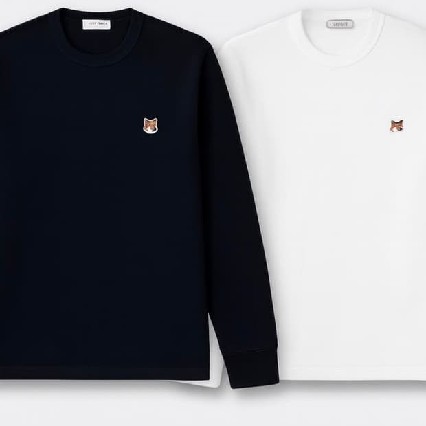 새상품)메종키츠네 롱슬리브(긴팔) 남녀공용